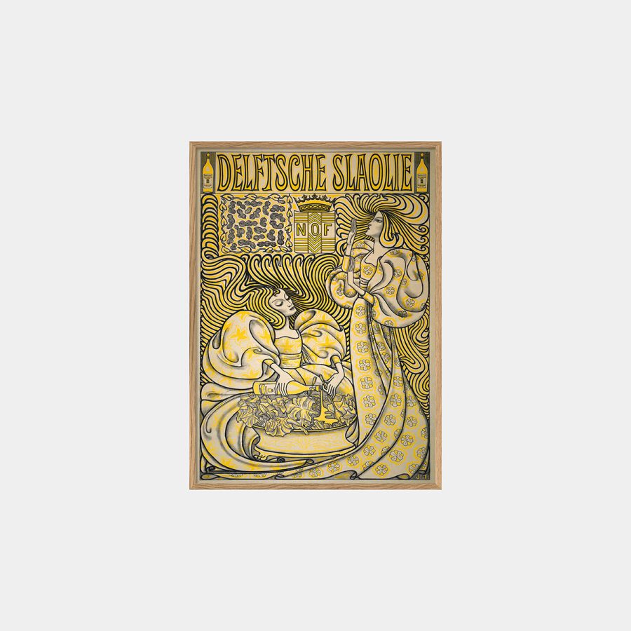 The Dybdahl Co - Golden Oil 50 x 70 cm