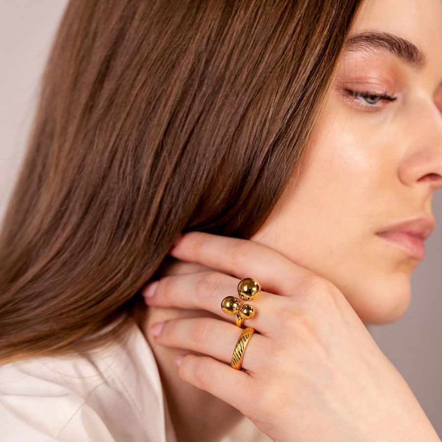 Syster P - Ring Universe Guld - Bild 3