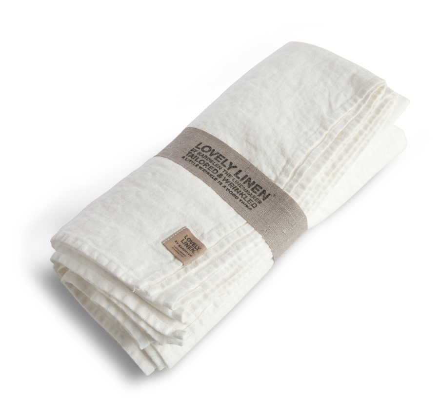 Lovely Linen - Bordsduk 145 x 380 cm Vit