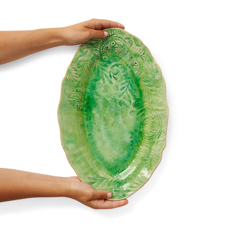 Sthål - Small Oval Serving Dish Seaweed - Bild 3