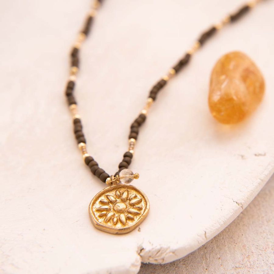A Beautiful Story - Halsband Caring Citrin
