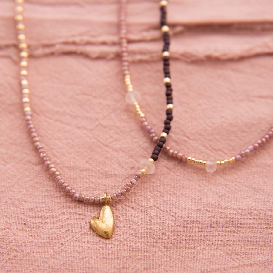 A Beautiful Story - Halsband Feel Rosenkvarts - Bild 5