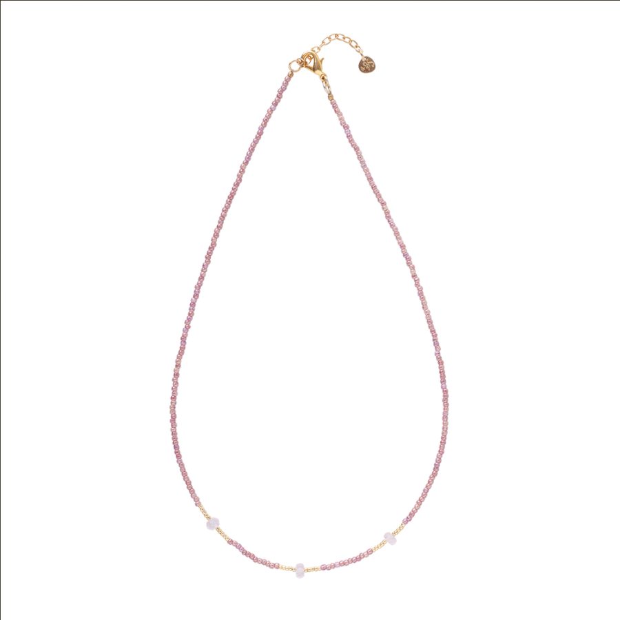 A Beautiful Story - Halsband Brightly Rosenkvarts - Bild 3