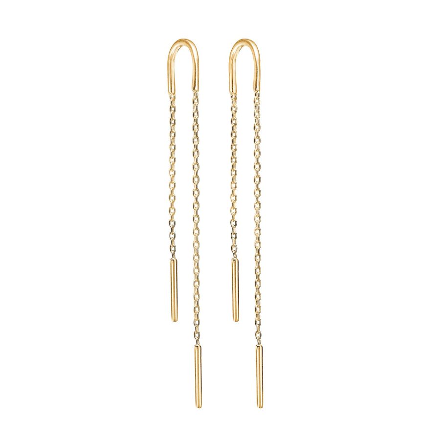 Enamel Copenhagen - Örhängen Hoop Chain Guld
