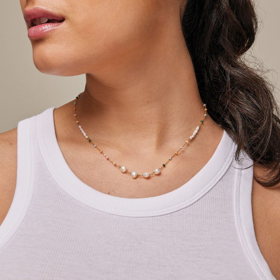 Enamel Copenhagen - Halsband Lola Perla Dreamy Pearl