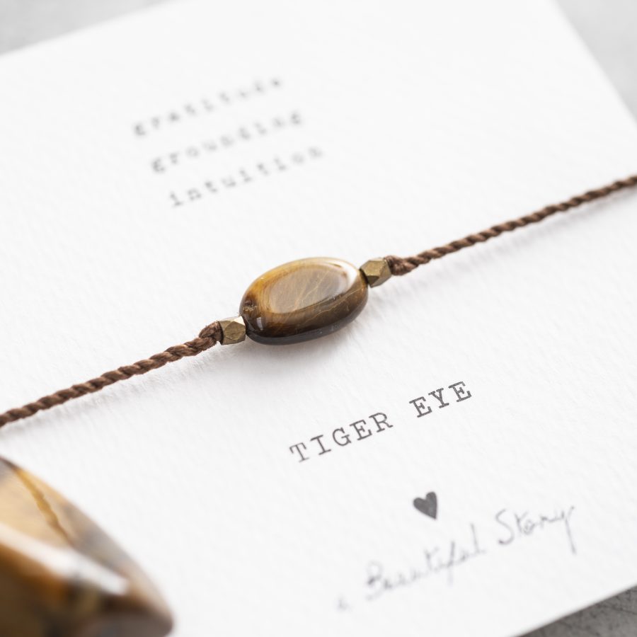 A Beautiful Story - Armband Gemstone Tigeröga - Bild 3