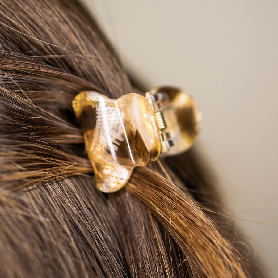 Annica Vallin - Hårklämma Ciara XS Camel