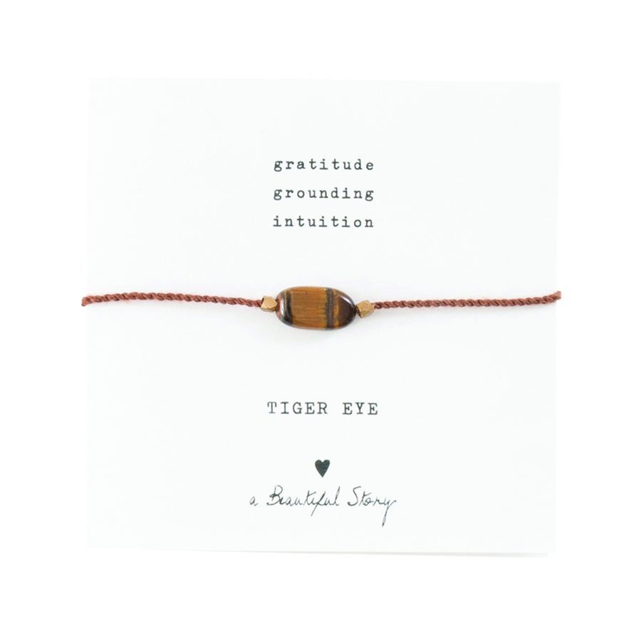 A Beautiful Story - Armband Gemstone Tigeröga