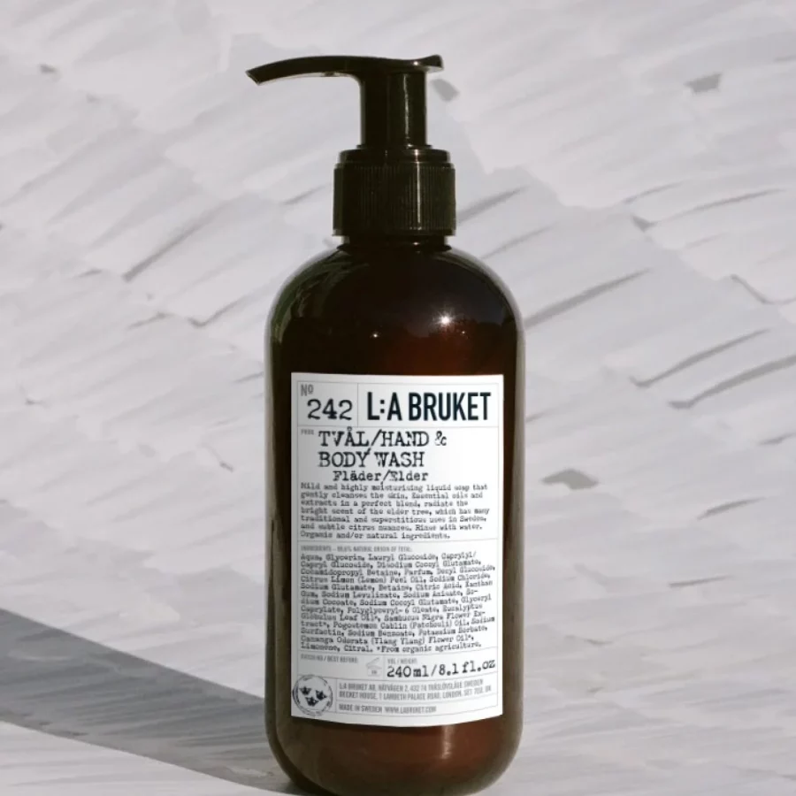 L:A BRUKET - Flytande Tvål Fläder 240 ml