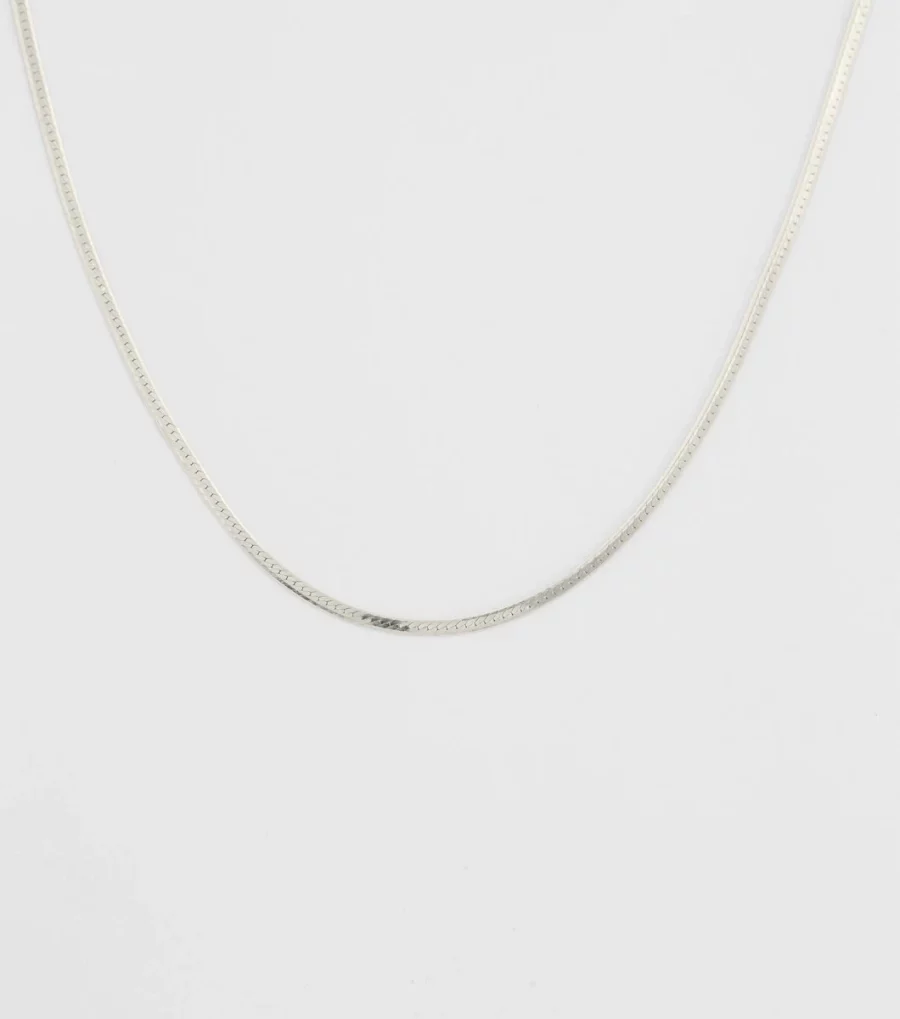 Syster P - Halsband Herringbone Silver - Bild 2
