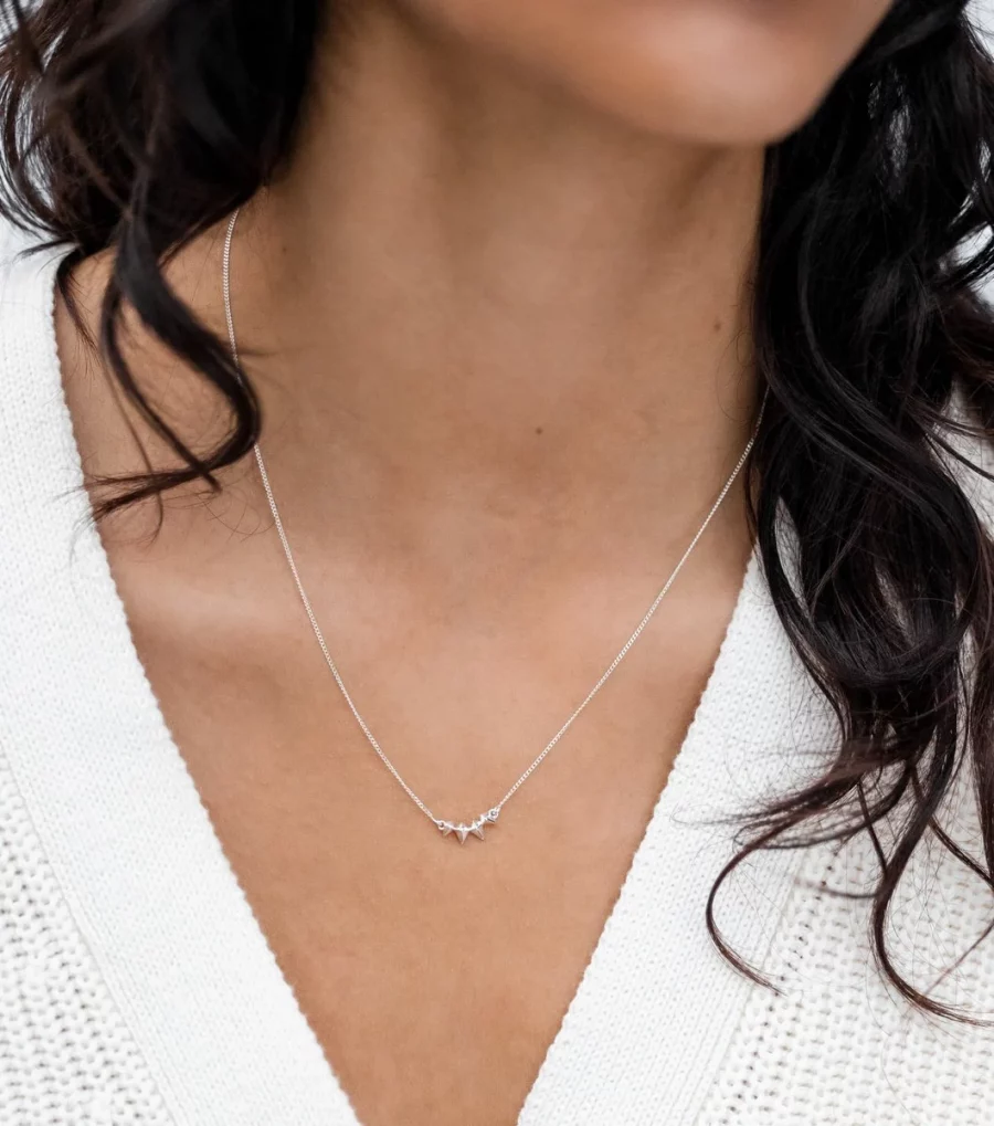 Syster P - Halsband Uma Spike Silver