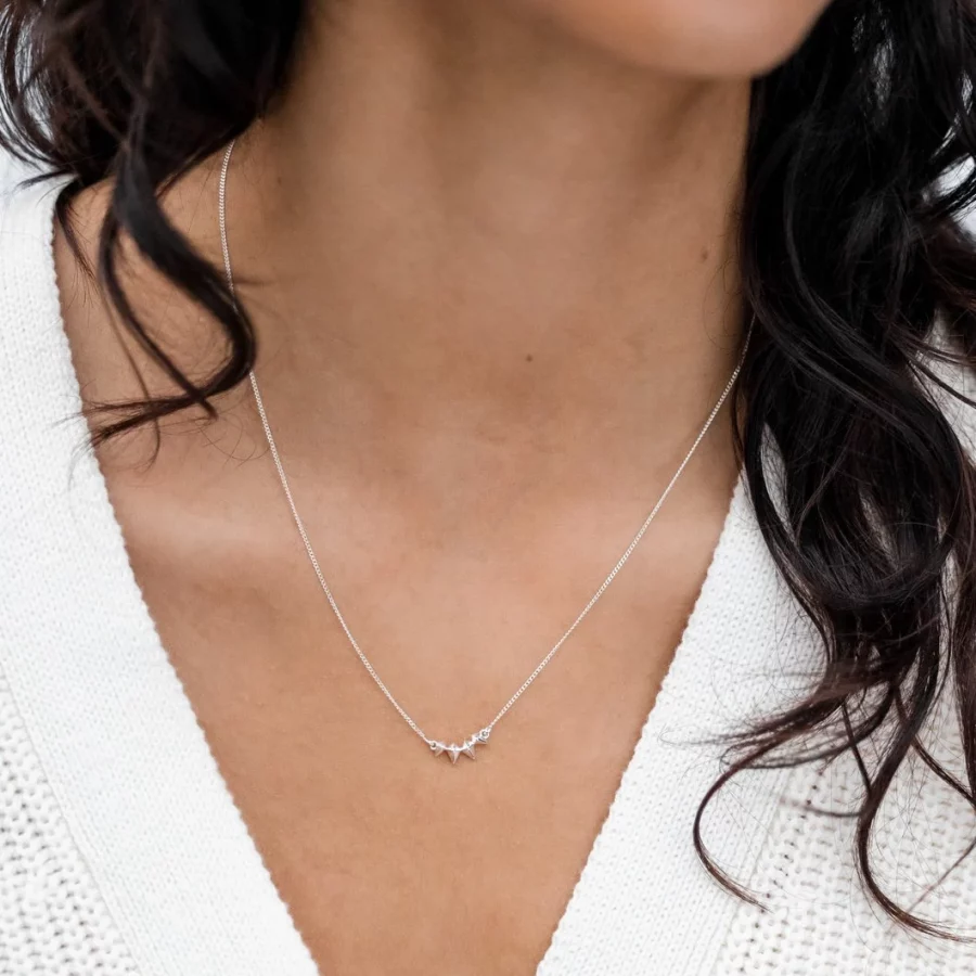 Syster P - Halsband Uma Spike Silver
