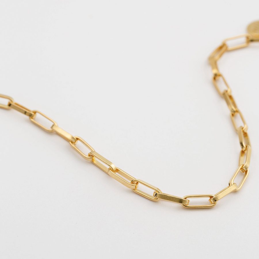 Syster P - Armband Links Squared Small Guld - Bild 3