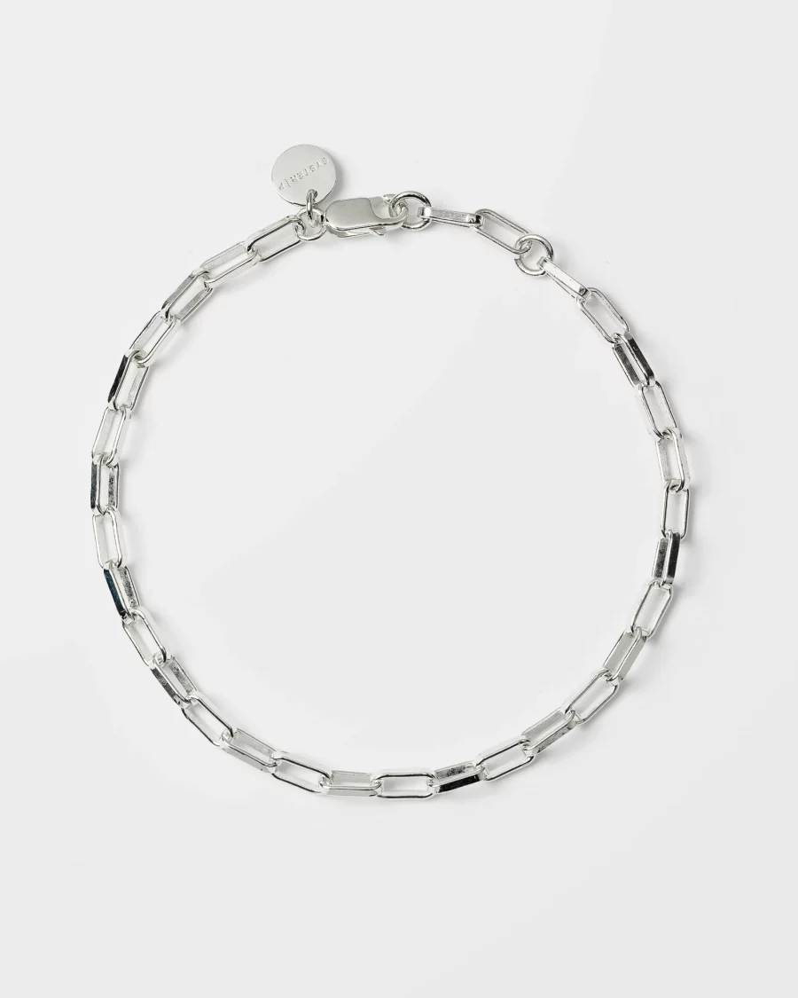 Syster P - Armband Links Squared Small Silver