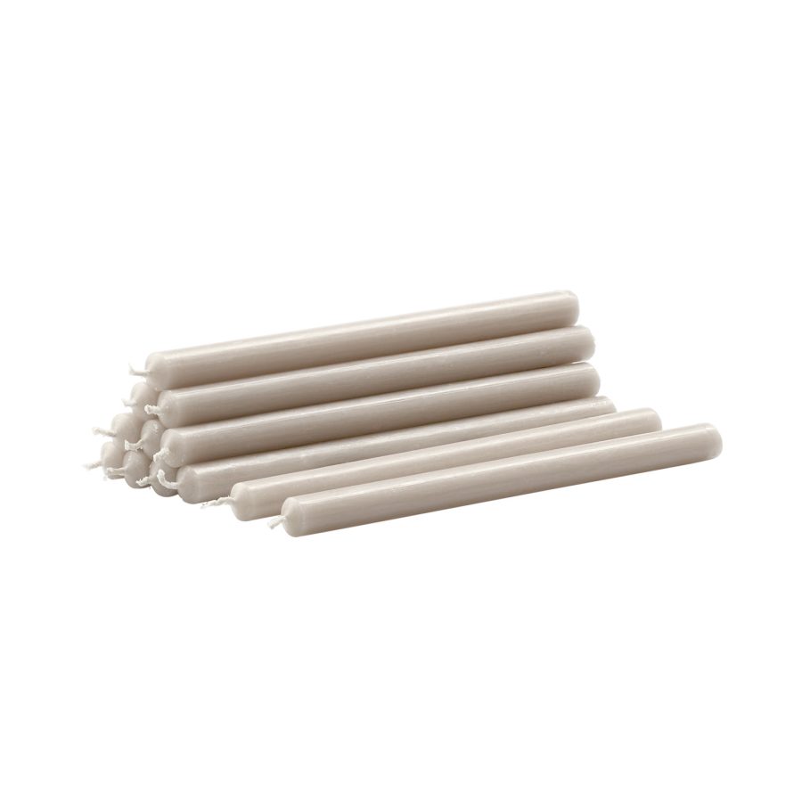 Stoff - Ljus till Nagel ljusstake 12-pack Linnegrå