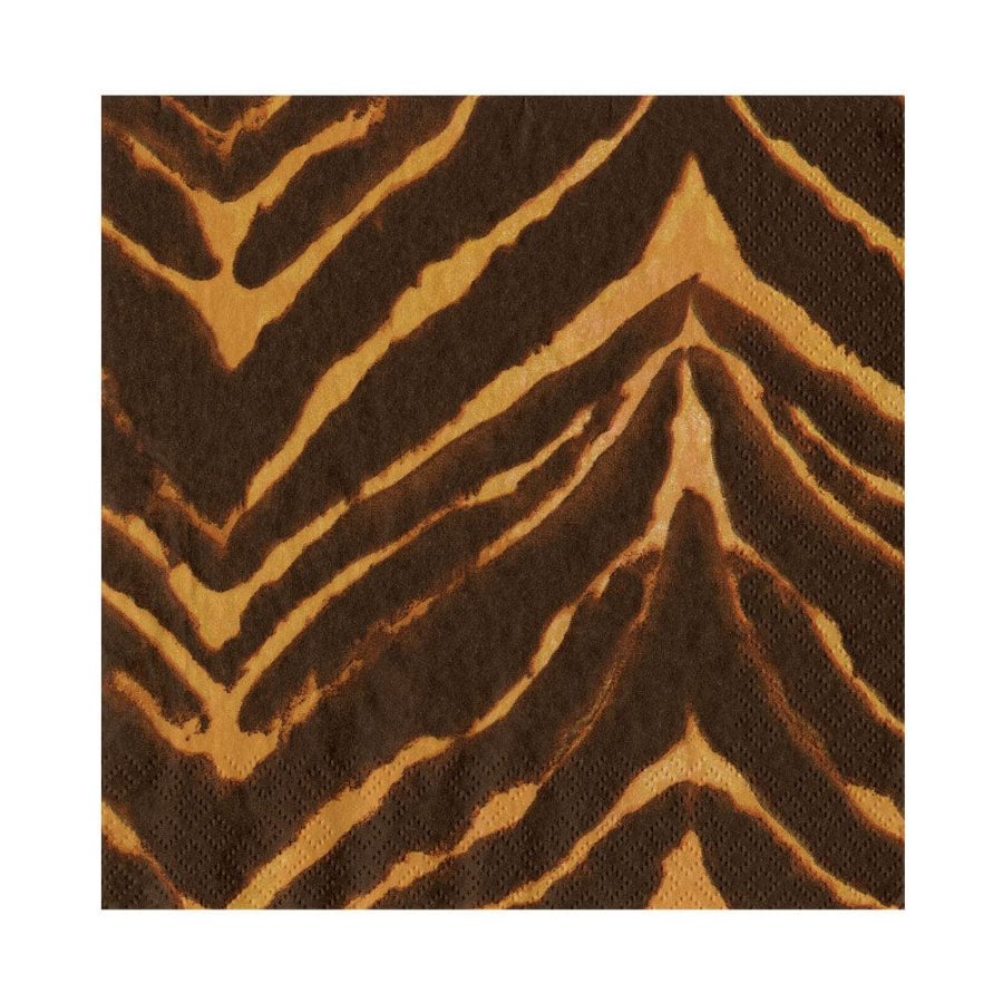 Caspari - Brown Go Wild, 40 x 40 cm