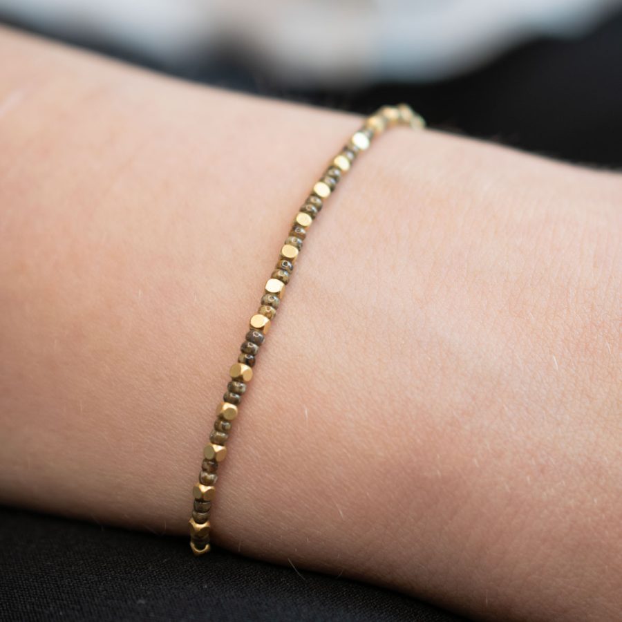 IBU Jewels - Armband Lulu Peggy Khaki