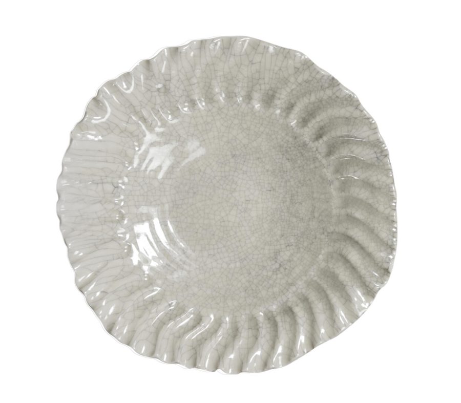 Jars Ceramics - Uppläggningsfat Dashi Quartz Craquele XL