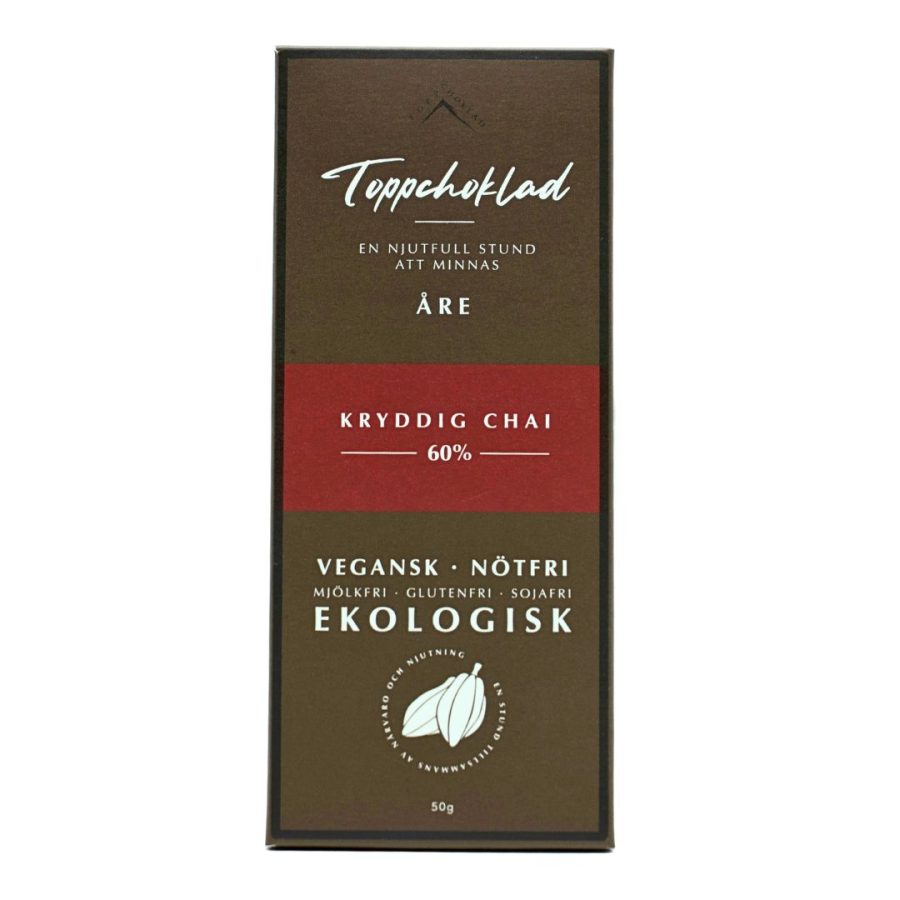 Toppchoklad - Chokladkaka Kryddig Chai 60%