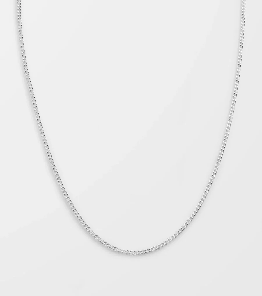Syster P - Beloved Short Curved Chain Silver