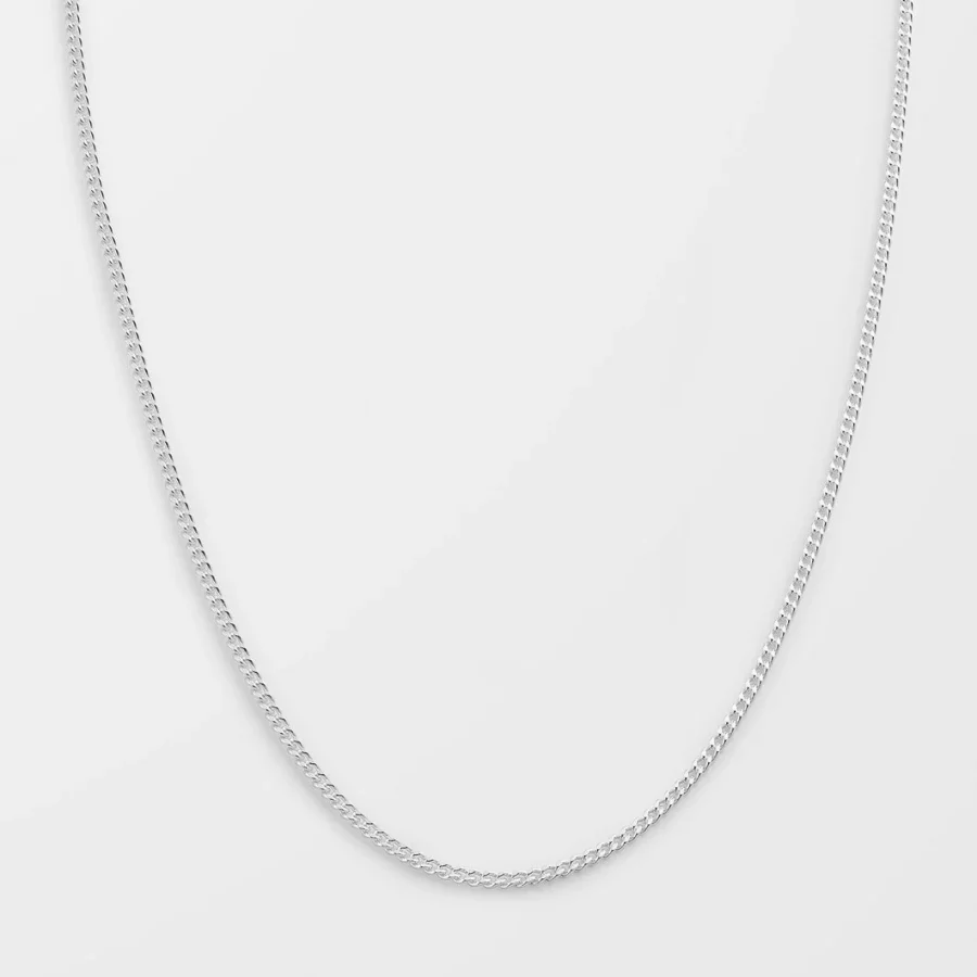Syster P - Beloved Short Curved Chain Silver