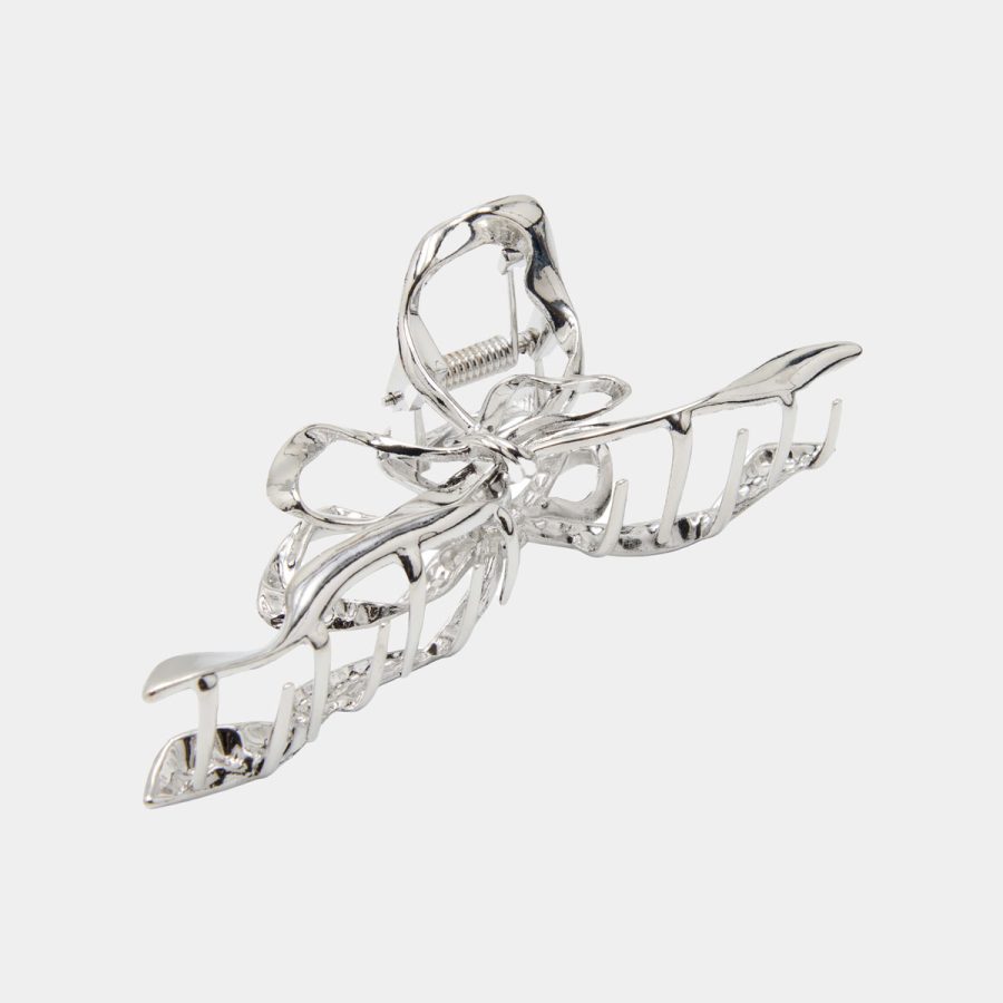 Pico - Metallic Bow Claw Silver