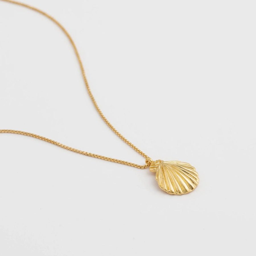 Syster P - Beaches Shell Halsband Guld - Bild 3