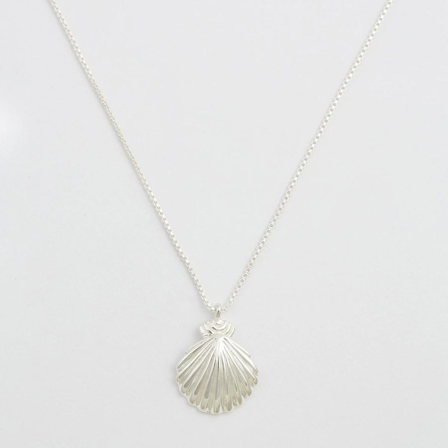 Syster P - Beaches Shell Halsband Silver
