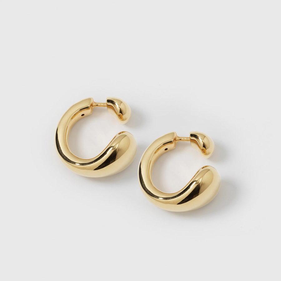 Syster P - Bolded Drops Earrings Gold