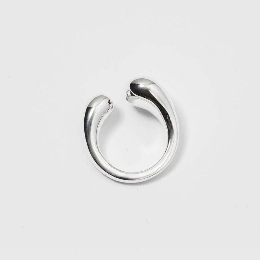 Syster P - Bolded Drops Ring Silver