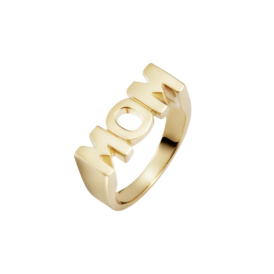 Maria Black - Mom Ring Goldplated Silver