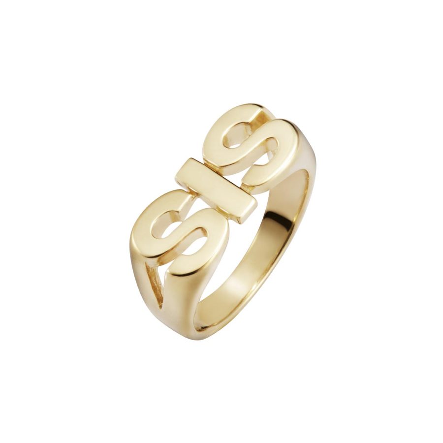 Maria Black - Sis Ring Goldplated Silver