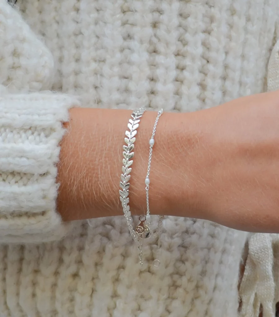 Syster P - Armband Layers Olivia Silver - Bild 2