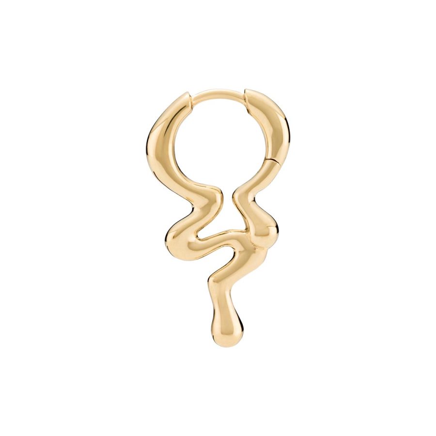 Maria Black - Maya Huggie Goldplated Silver - Bild 3