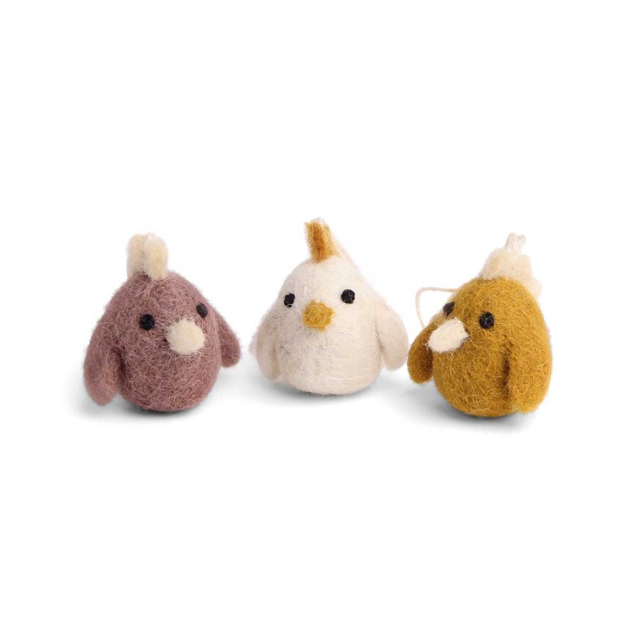 Gry & Sif - Mini Rooster ­ Set of 3