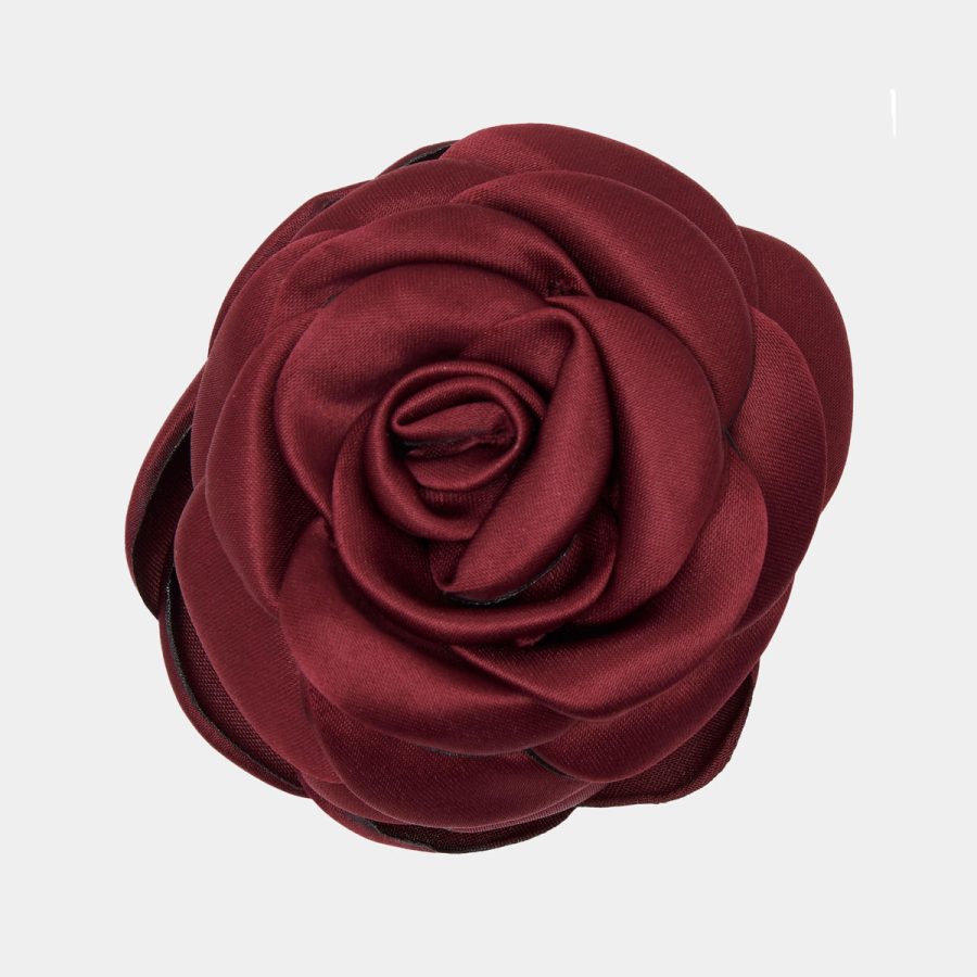 Pico - Satin Rose Small, Dark Plum