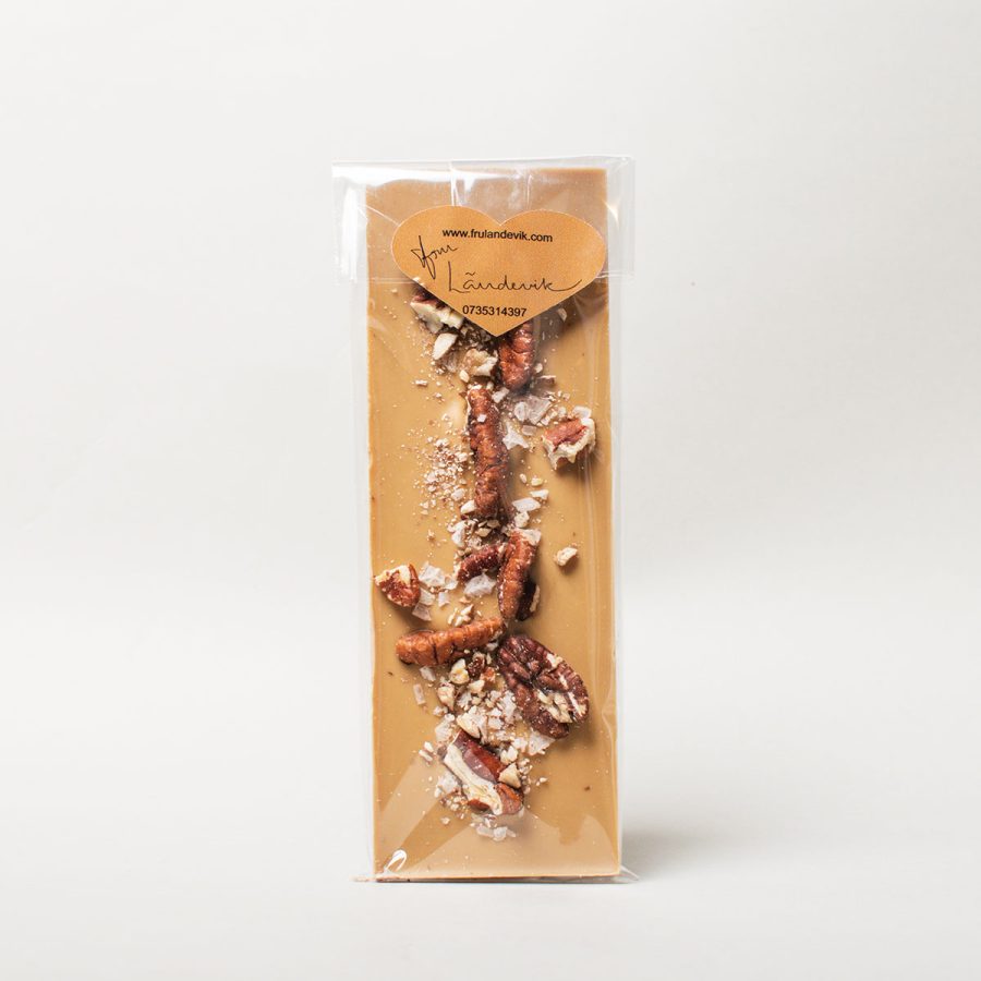Fru Ländevik - Chokladkaka med Pekannötter & Salt 75g