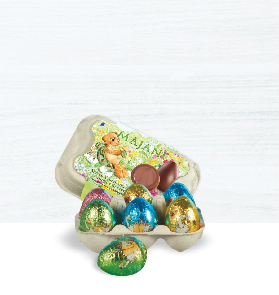 Majani - Äggkartong med Mjölkchokladägg