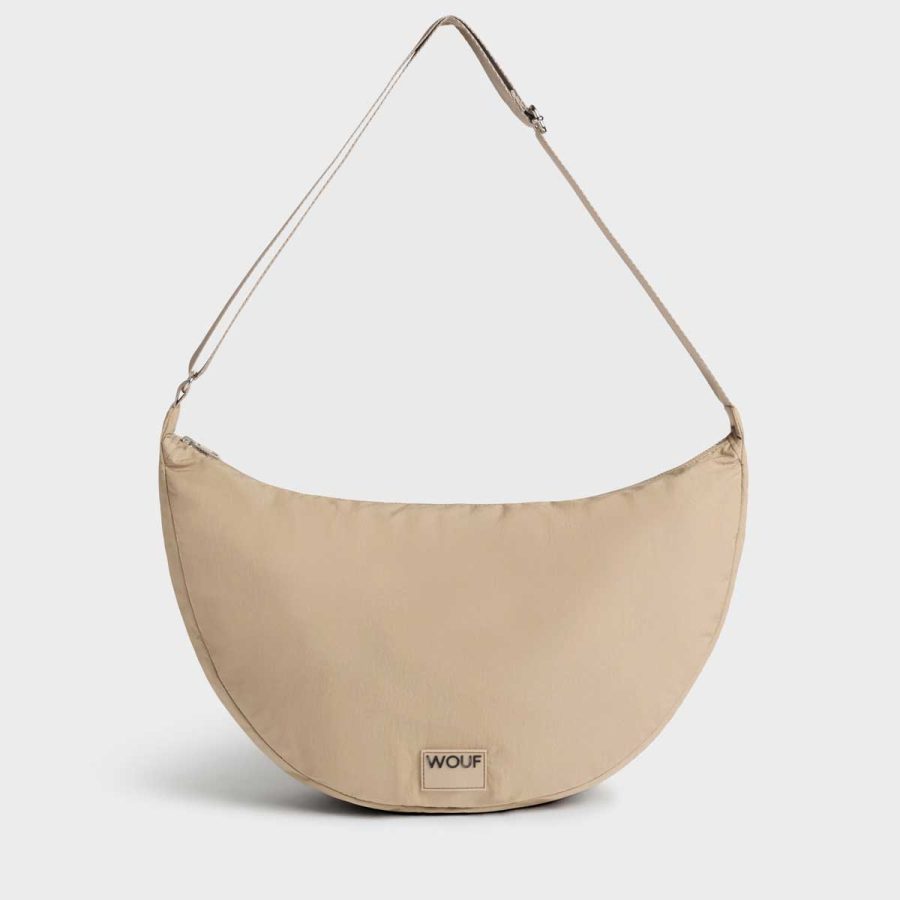 Wouf - Large Crossbody Bag Oatmilk