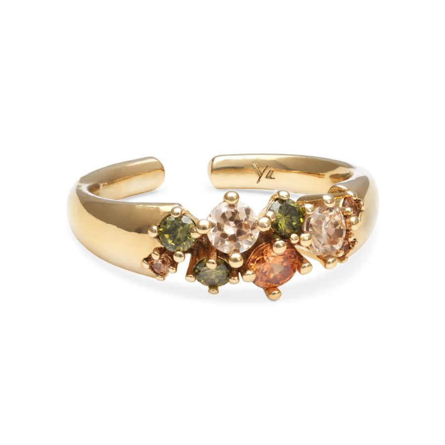 Ylva Li - Ring Meadow Peridot Guld
