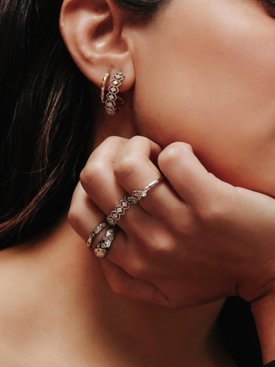 Ylva Li - Ring Nova Crystal Silver - Bild 2