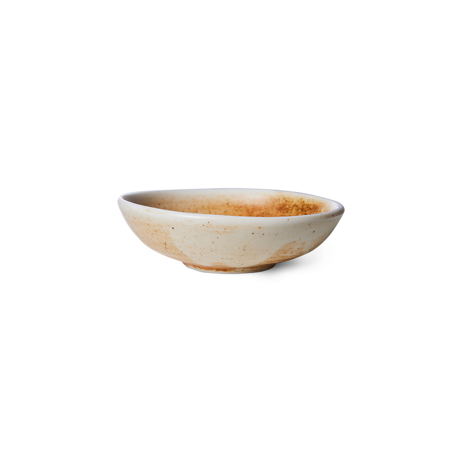 HK Living - Chef ceramics Skål Liten Rustic Cream/Brown