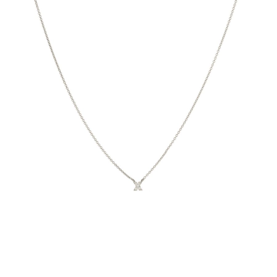 Syster P - Halsband Mini X Silver