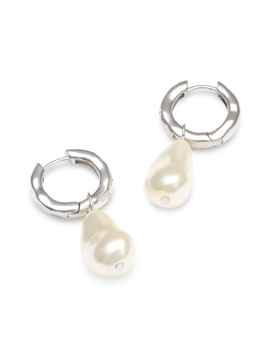 Ylva Li - Bertha Pearl Örhängen Silver