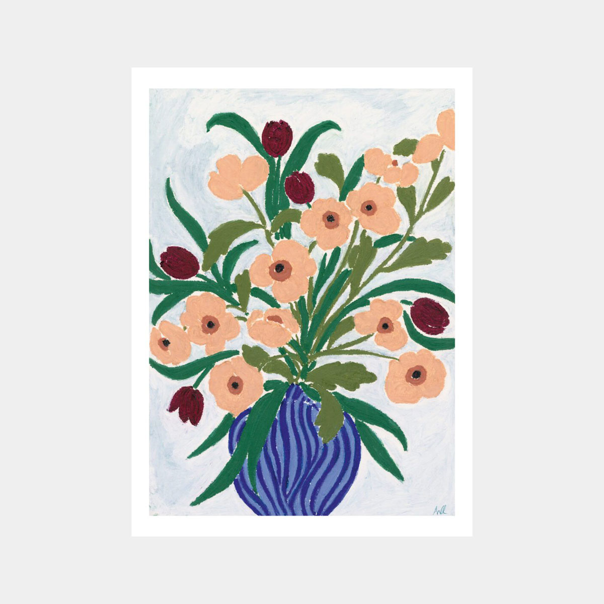 T.P.C - Anine Cecilie Iversen, Cerulean Still Life 40x50