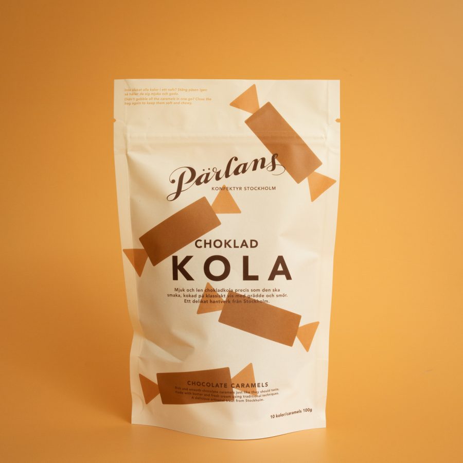 Pärlans - Kola i påse Choklad 10 bitar