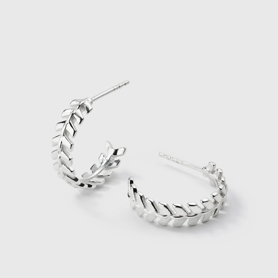 Syster P - Örhängen Layers Olivia Hoops, Silver