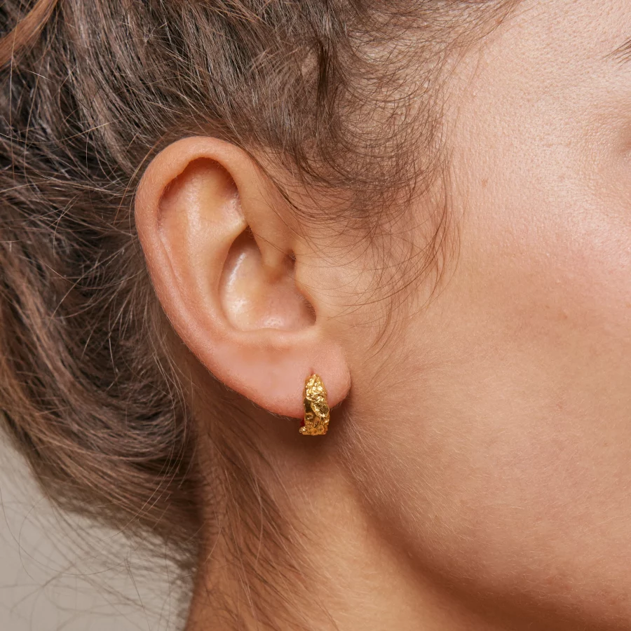Enamel Copenhagen - Örhängen Hoops Nela Guld - Bild 2
