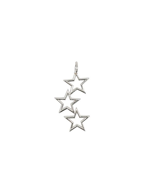 Syster P - Beloved Mega Pendant Triple Star Silver