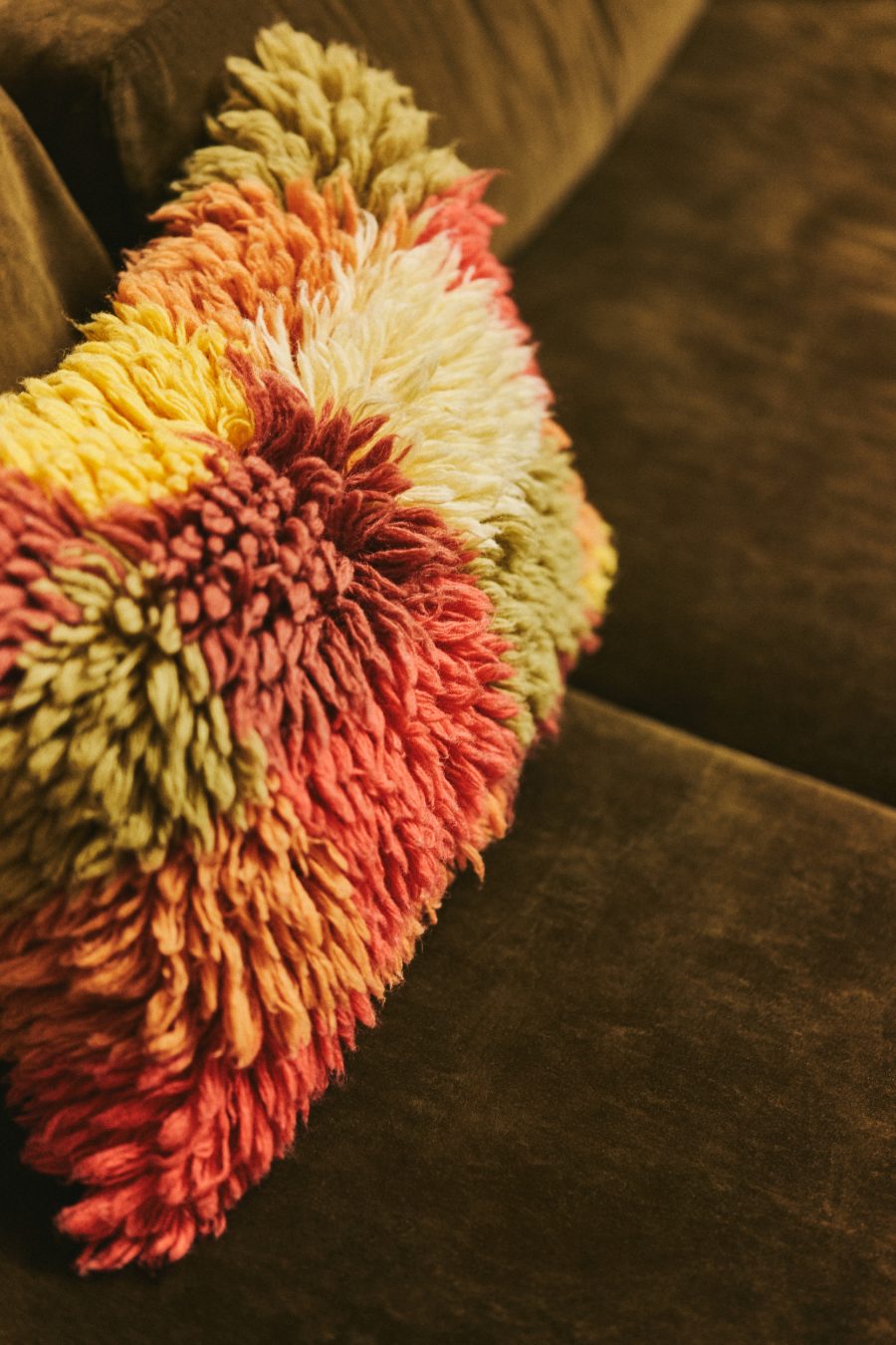 HK Living - Fluffy Rag Kudde 60x40 - Bild 2